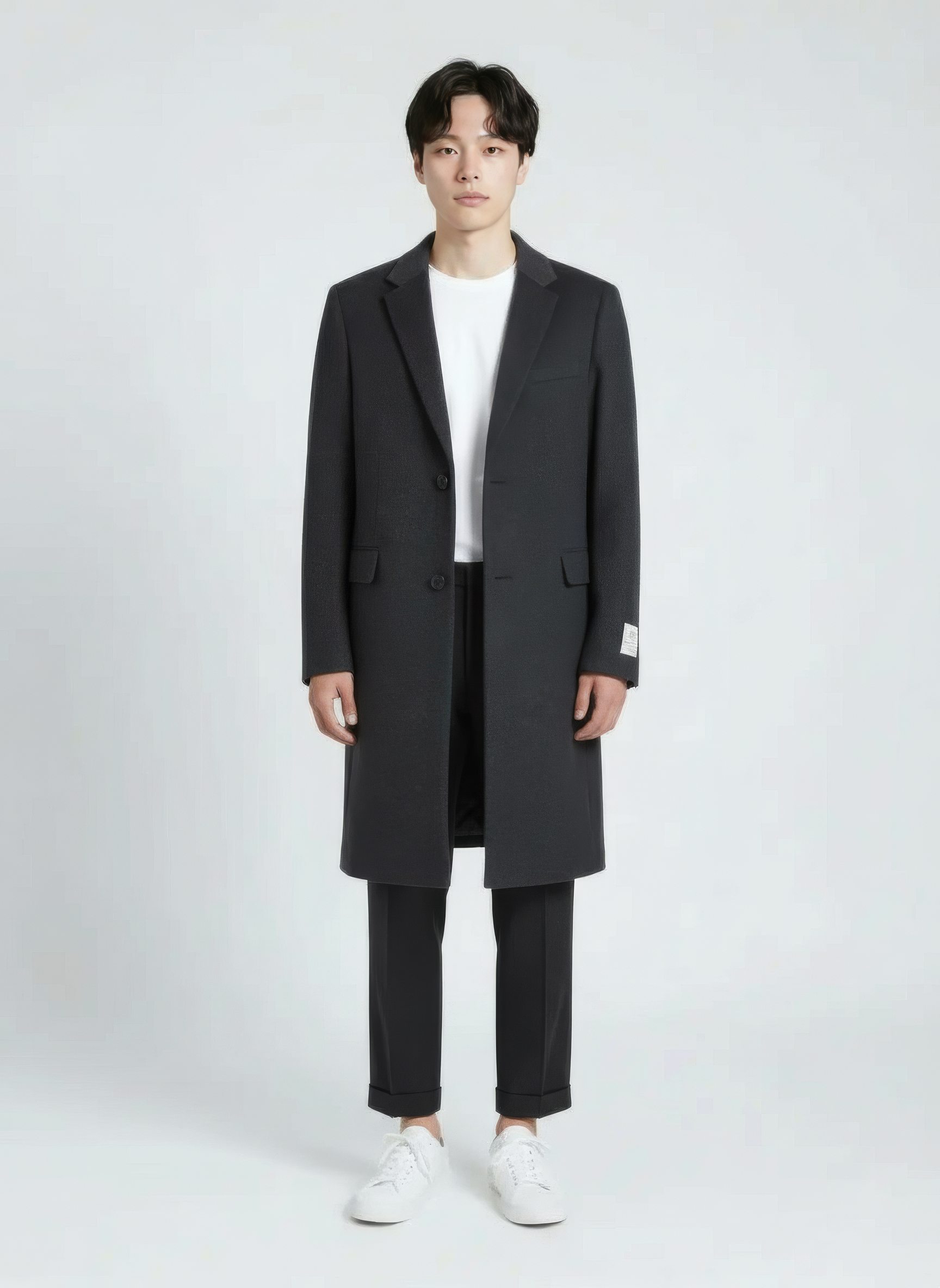 남성) 캐시미어 싱글 코트