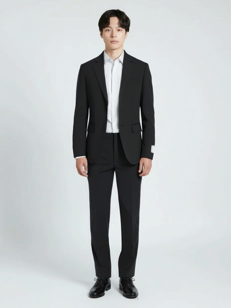 남성) 트윌 솔리드 셋업 자켓