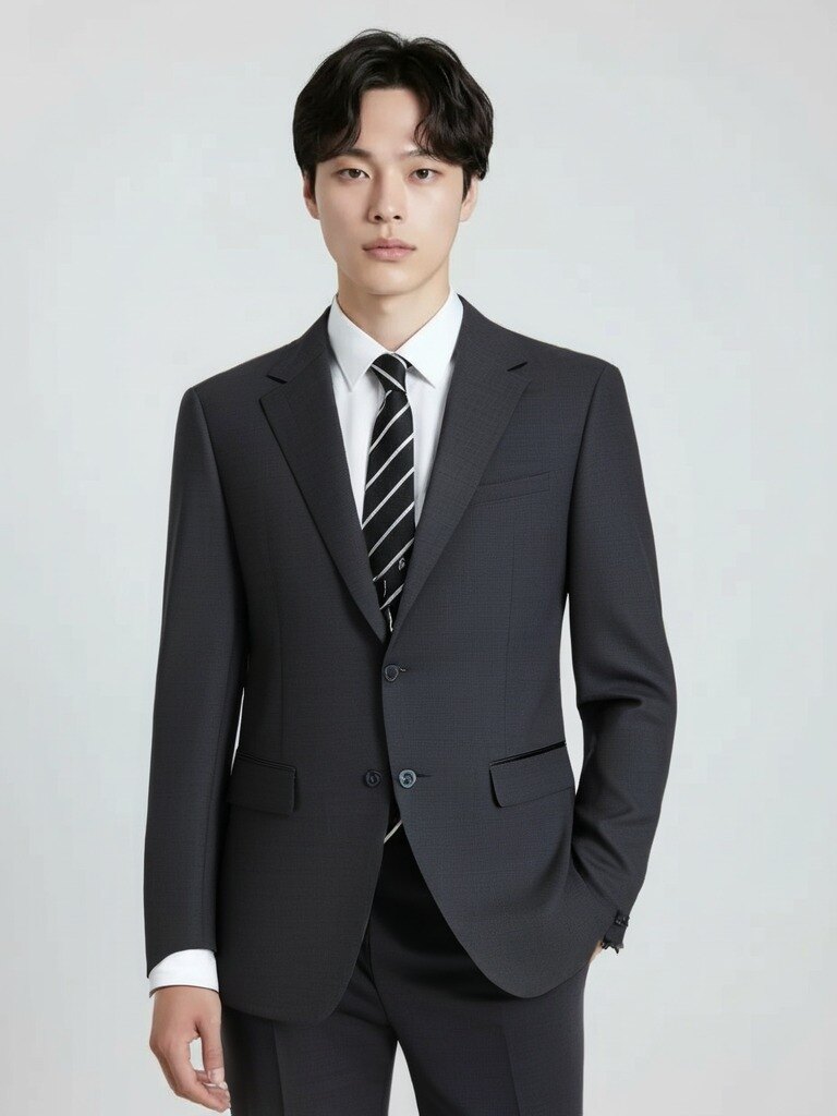 남성) 솔리드 수트 자켓