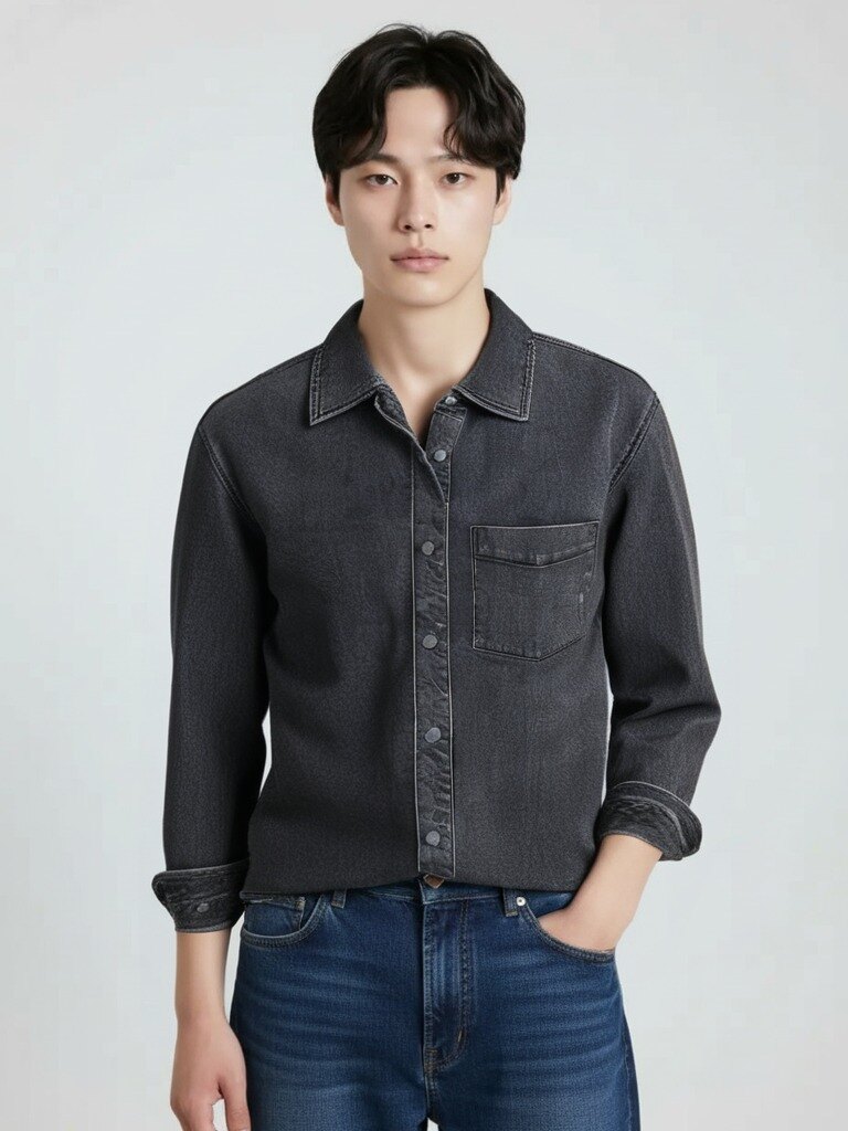 남성) 미라클 데님 셔켓