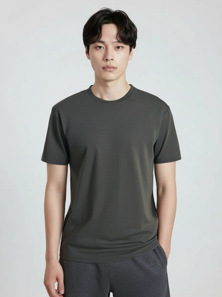 남성) 미라쿨 라운드 반팔티