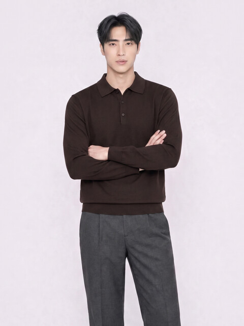 울 블렌디드
카라 스웨터