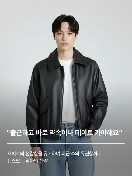 가죽 점퍼