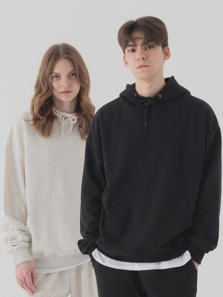 [2 PACK] 에센셜 오버핏 후디 (3color)