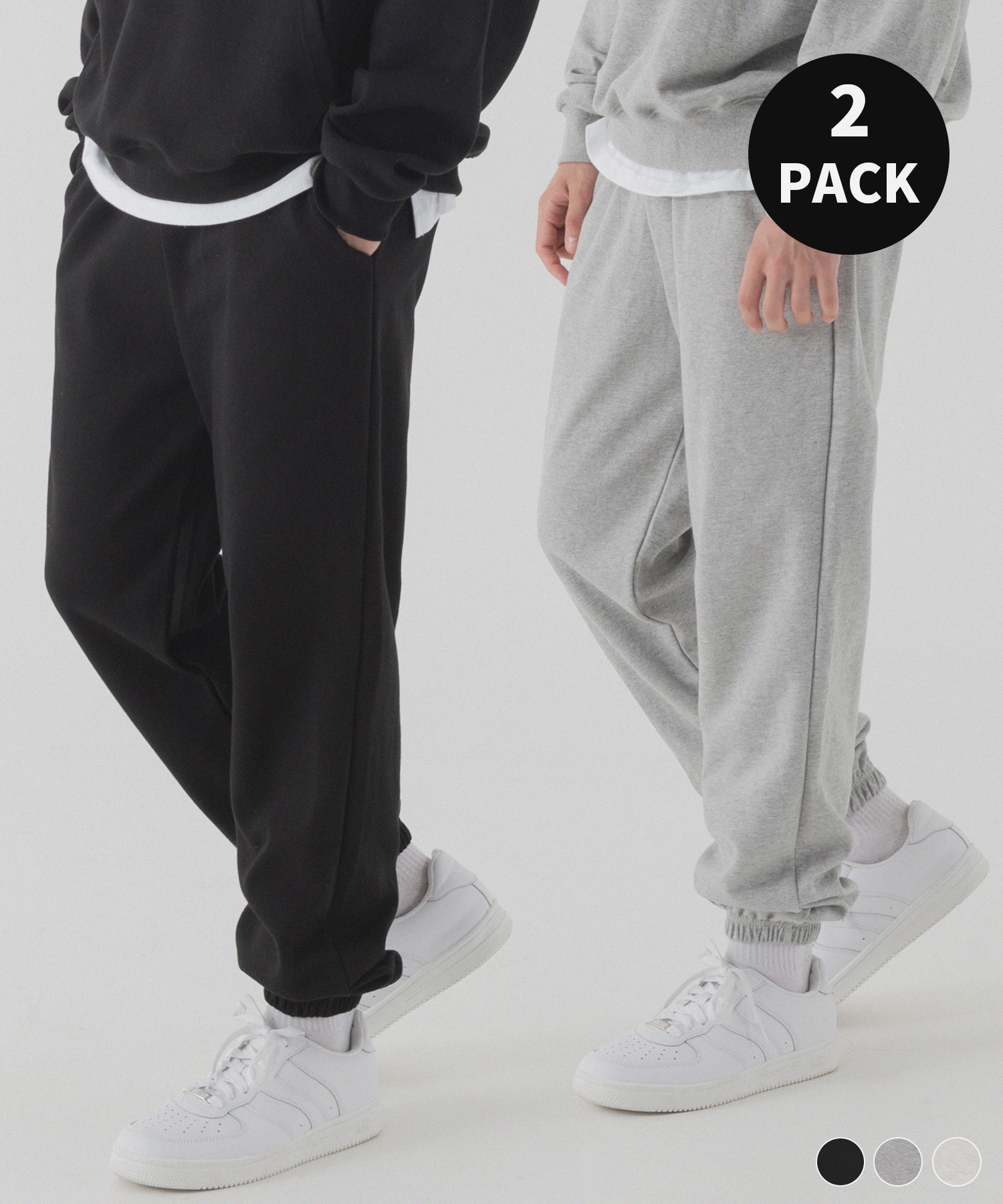 에센셜 조거 스웨트 팬츠 2팩