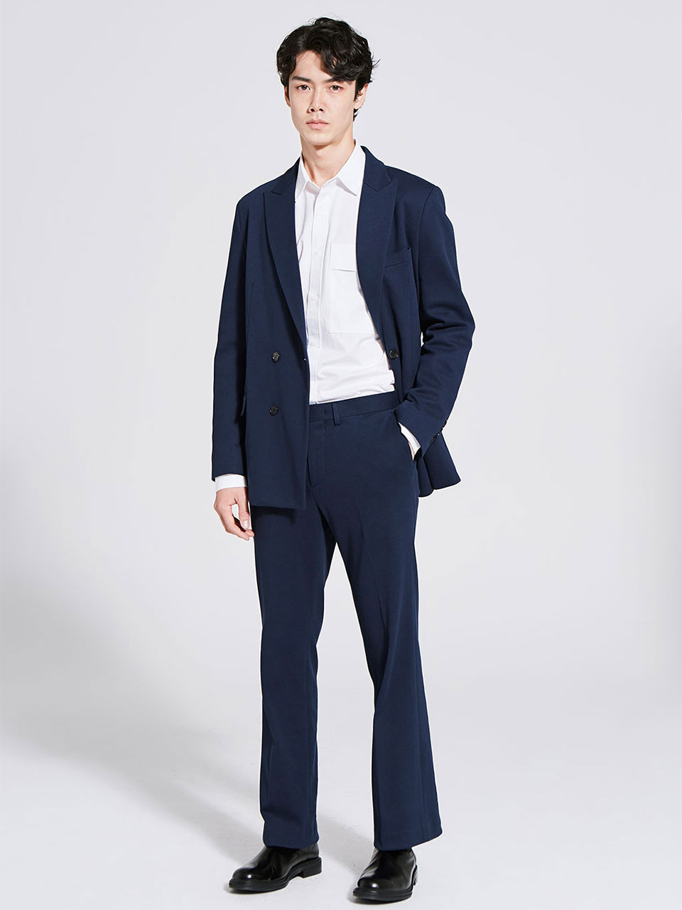 PK 더블 자켓_네이비