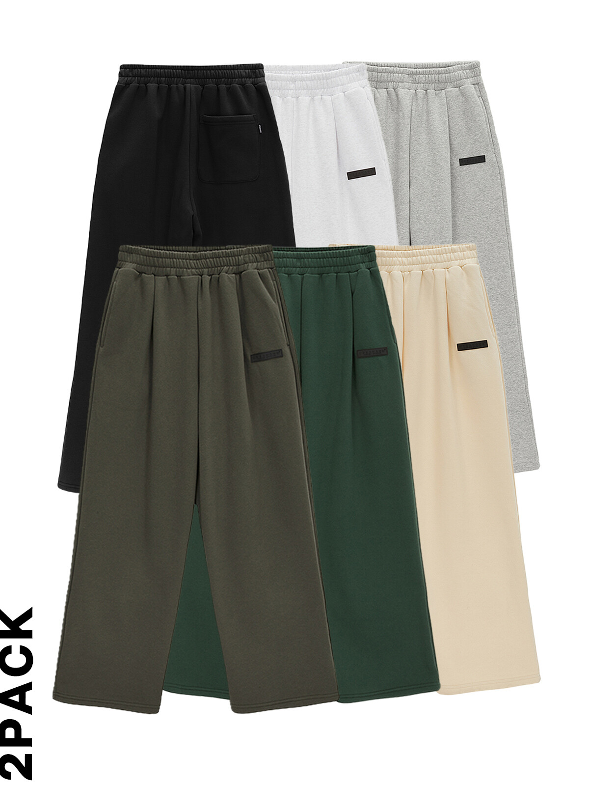 [1+1] 데일리 스탠다드 와이드 팬츠 (6 Color)