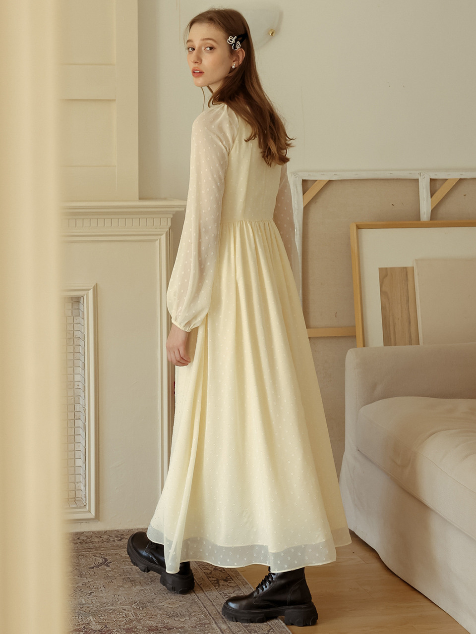 ★Cest Moidew★ Cest_Seethrough sleeve fairy dress Cest Moidew Cest_See-through sleeve fairy dress| 굿 셀렉션