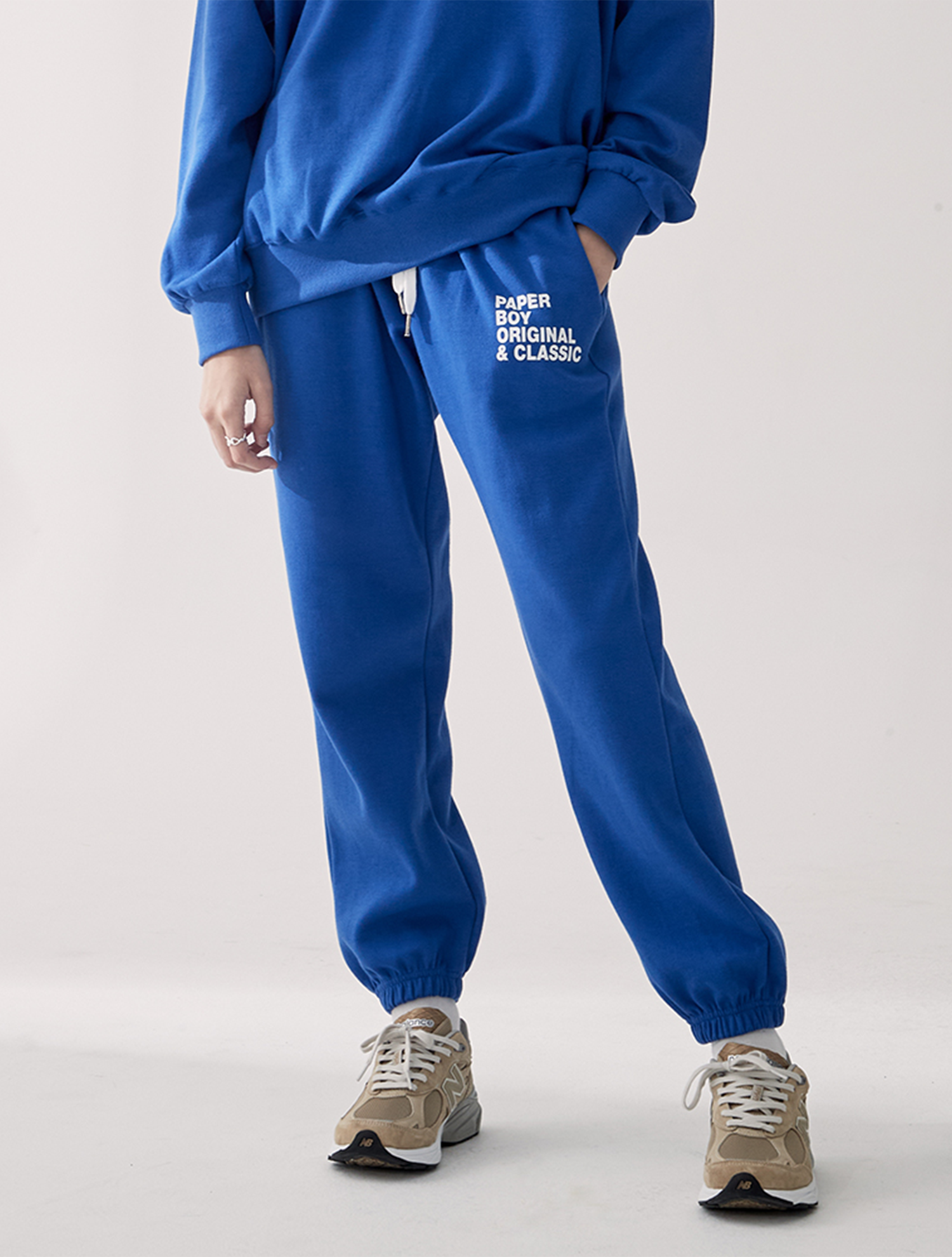 클래식 스웨트팬츠-블루