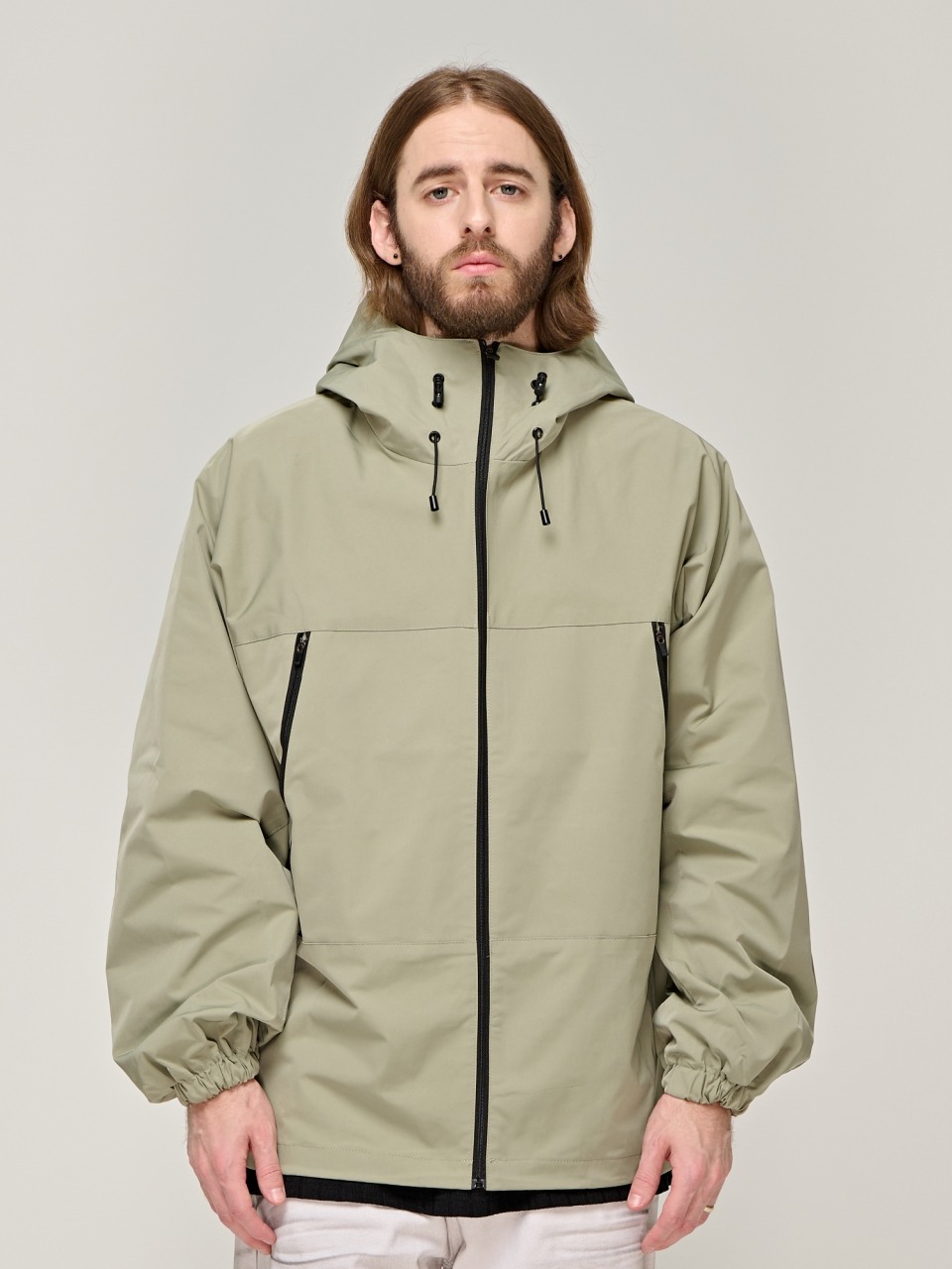 CB TECH WINDBREAKER JACKET (KHAKI)