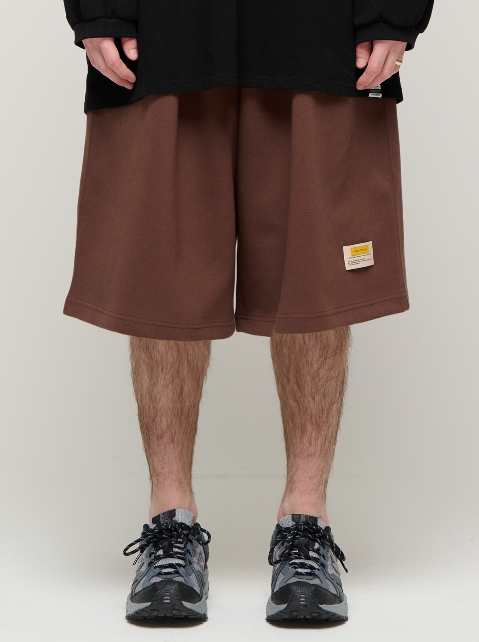 CB SWEAT BANDING HALF PANTS (BROWN)