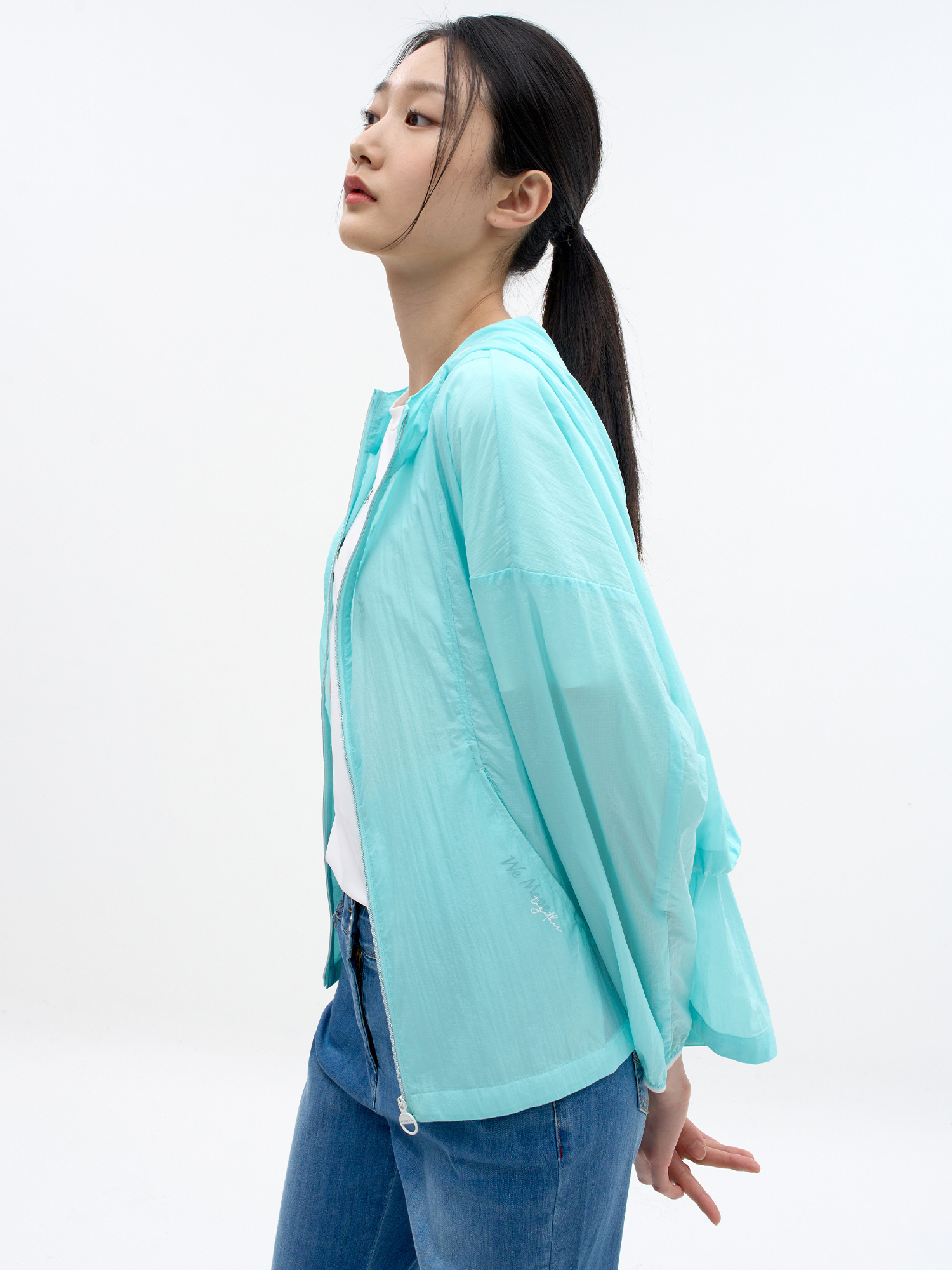 여성 루즈핏 바람막이 점퍼 LSJPN473_MT