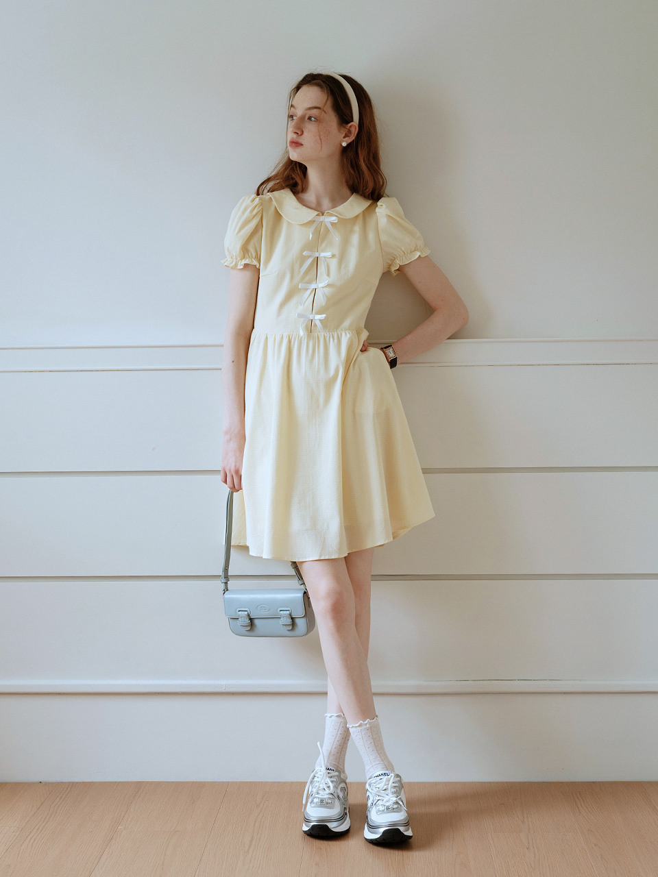 Cest_Vanilla baby collar bow dress