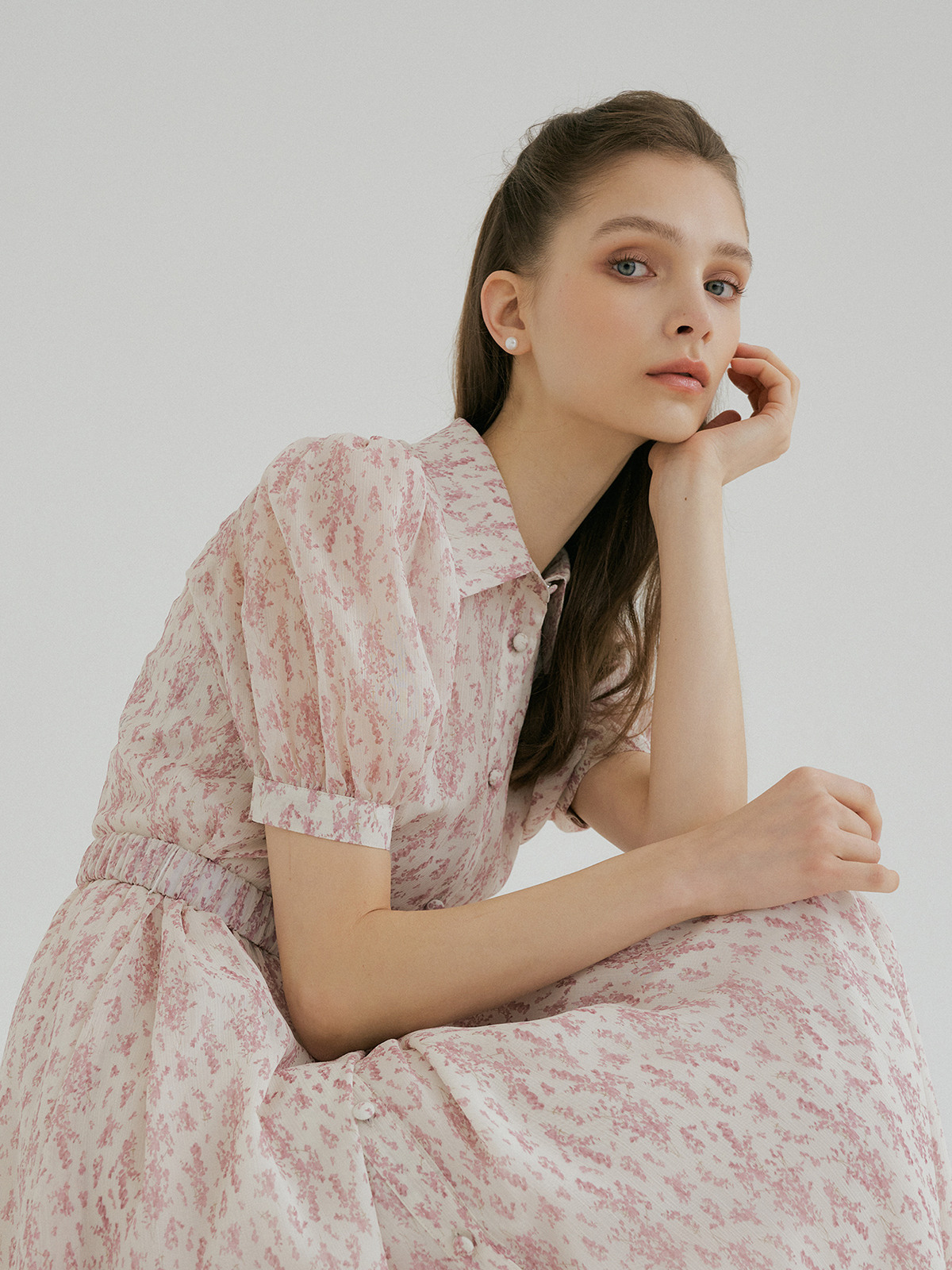 CHIFFON FLORAL DRESS