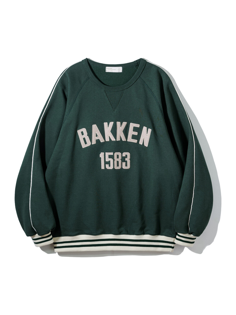 1583 트랙 스웨트셔츠 다크그린 BK5989