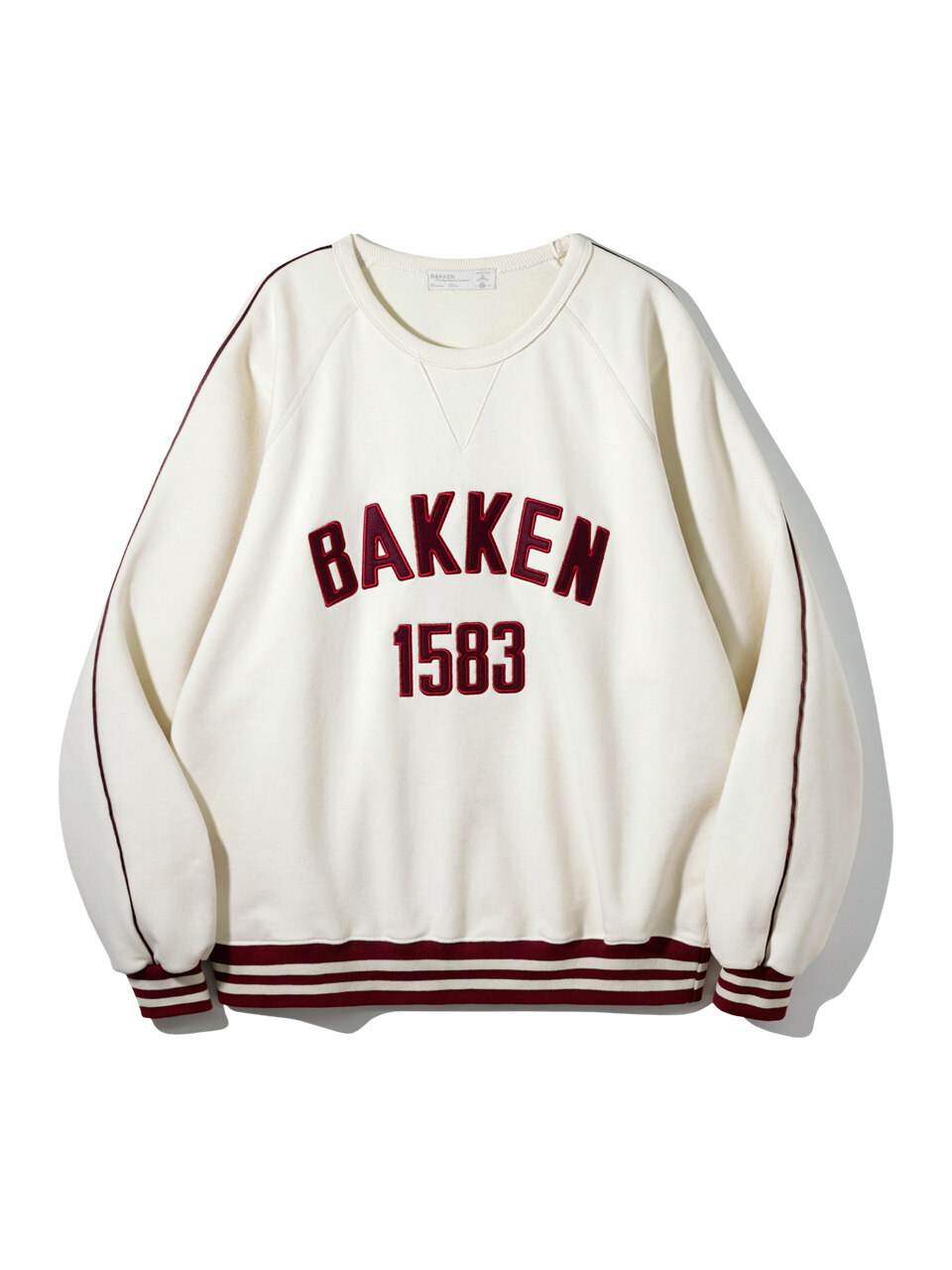 1583 트랙 스웨트셔츠 크림 BK5989