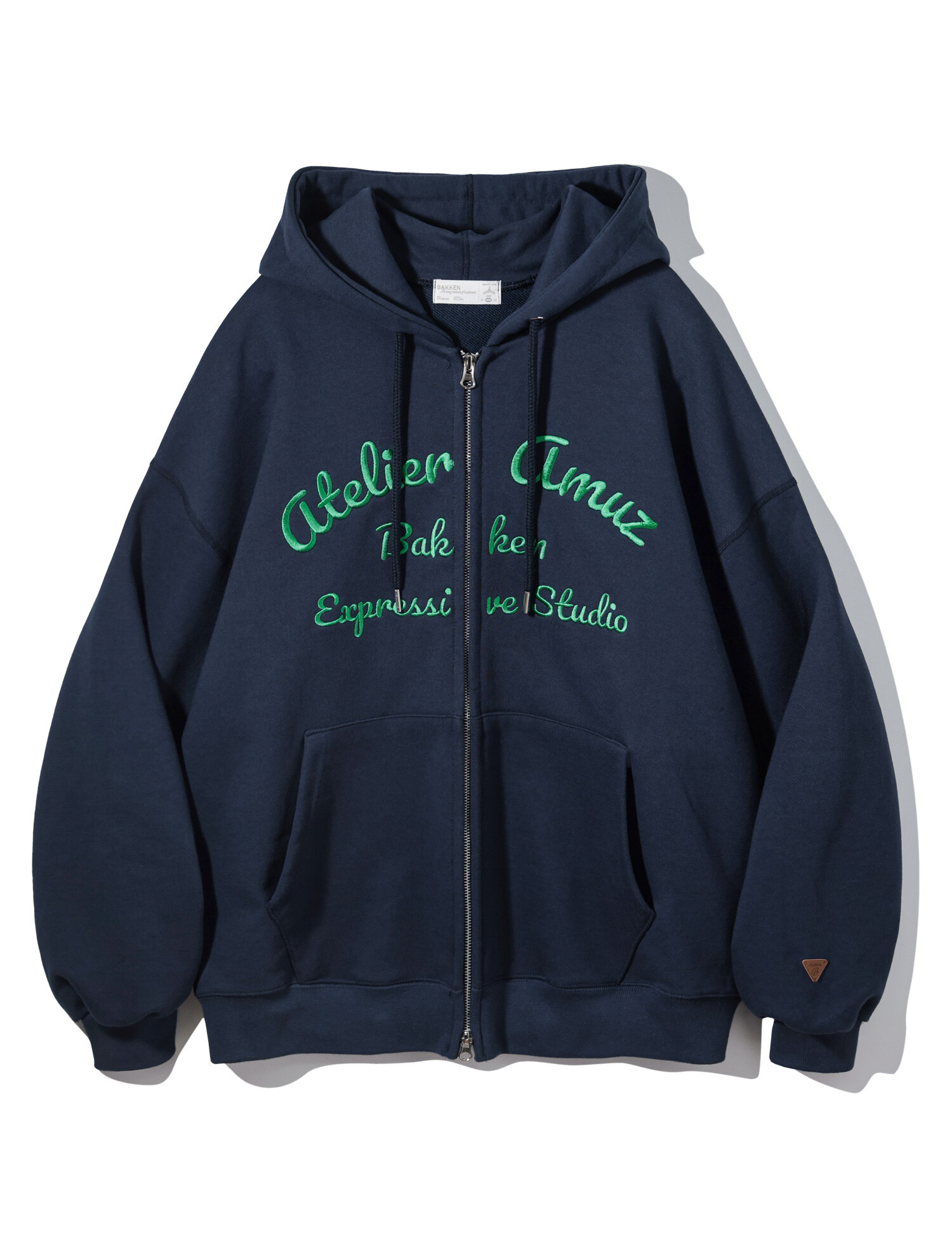 Atelier Amuz 후드 집업 네이비 BK7989