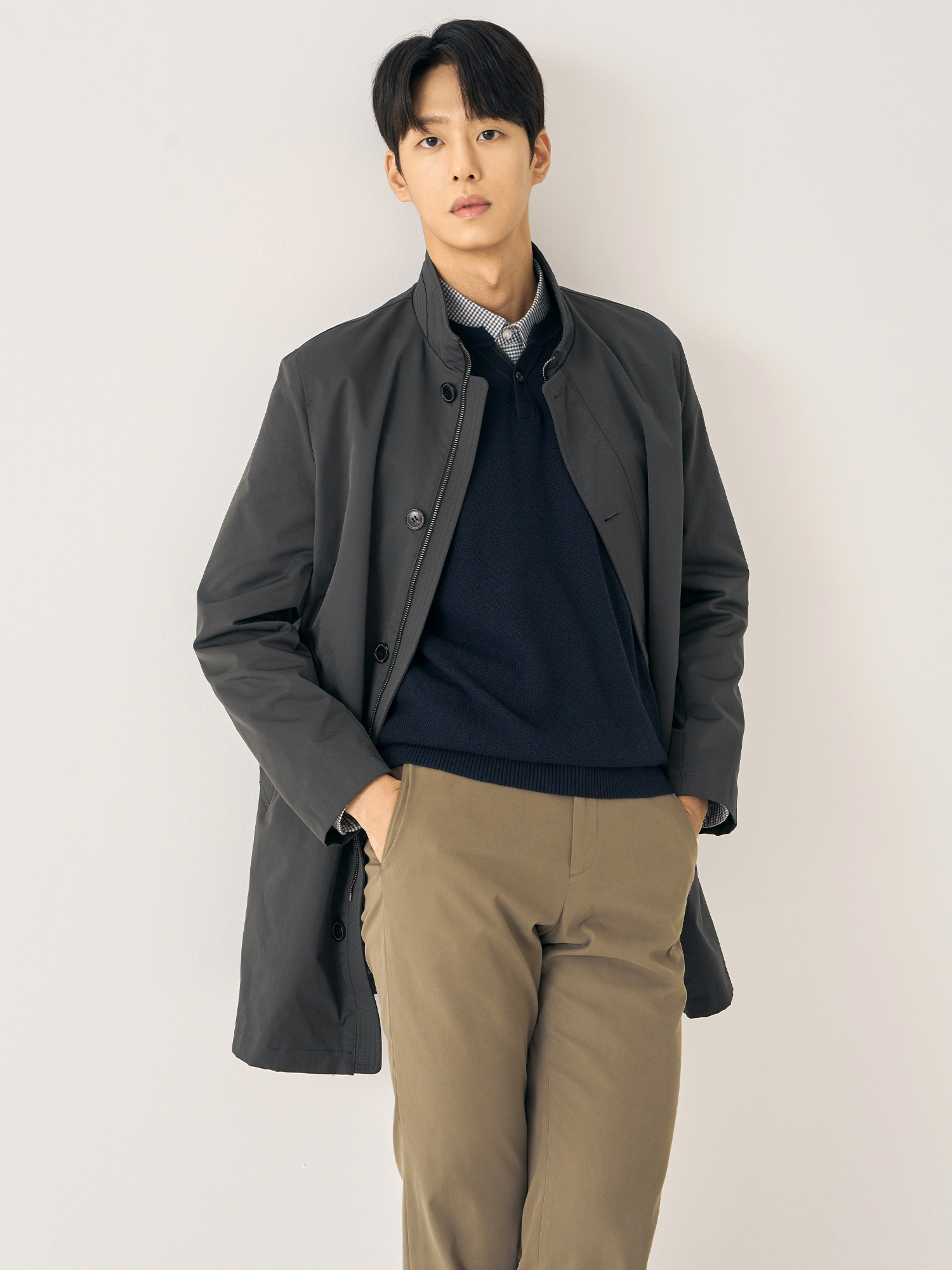 LIFELOG 간절기 라이너 탈착 트렌치 코트 MCCAN901_KH| 굿 셀렉션, 굿 서비스 굿웨어몰