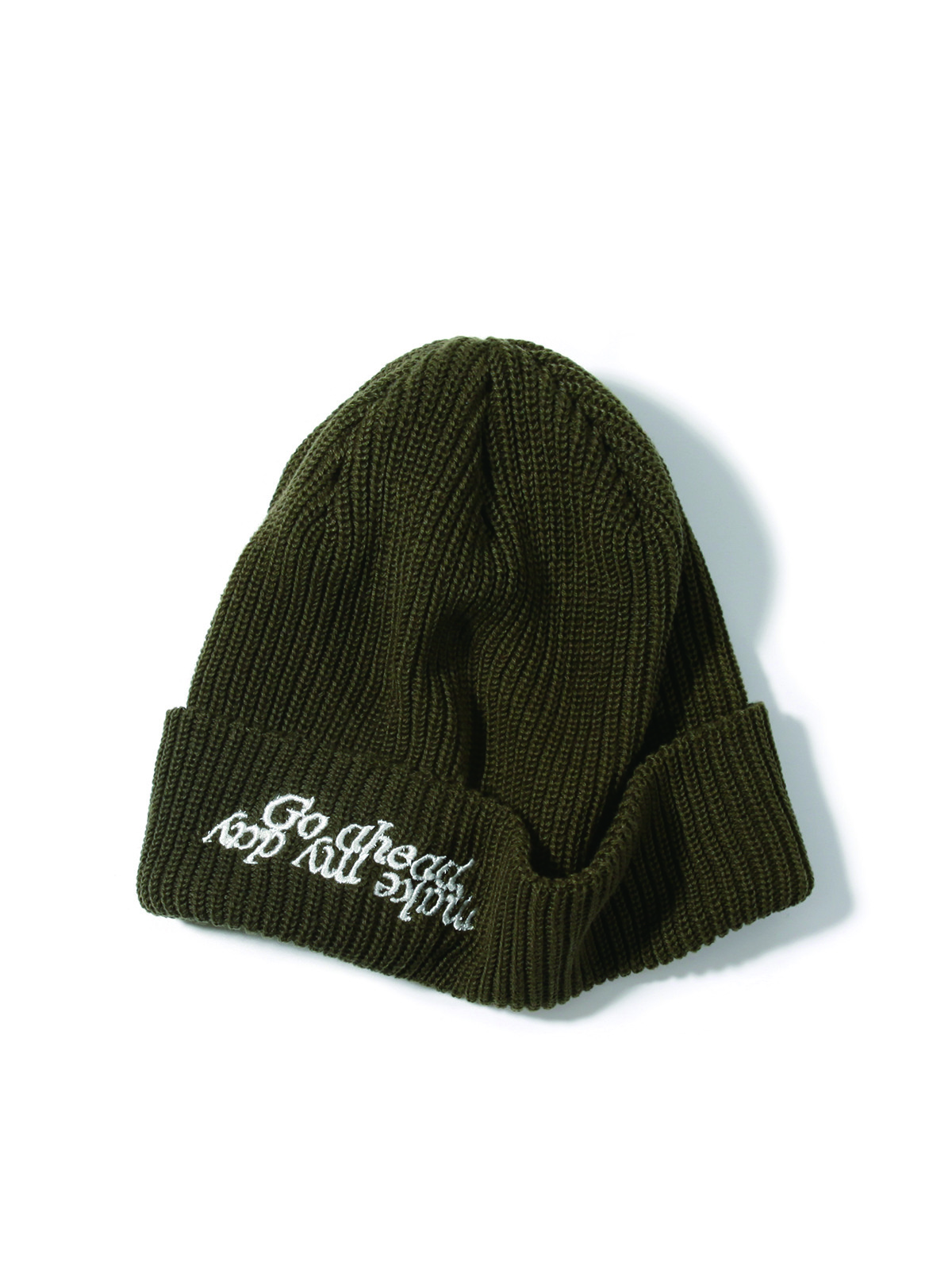 GO AHEAD BEANIE-KHAKI