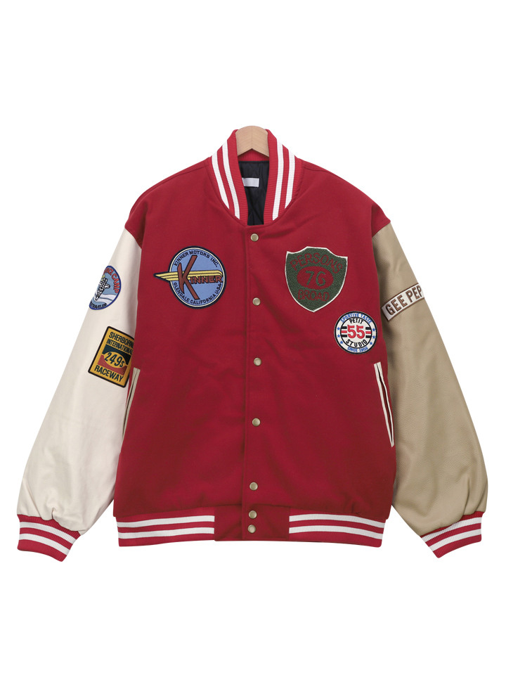 남자 항공점퍼 야구잠바 과잠 아우터 바시티자켓 SCON002