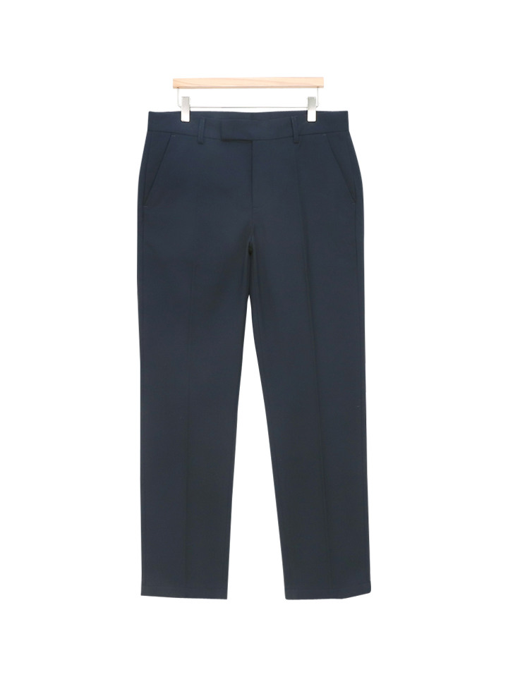 남성 기모 슬랙스 겨울 링클프리 스판 팬츠 10부 바지 BABP067