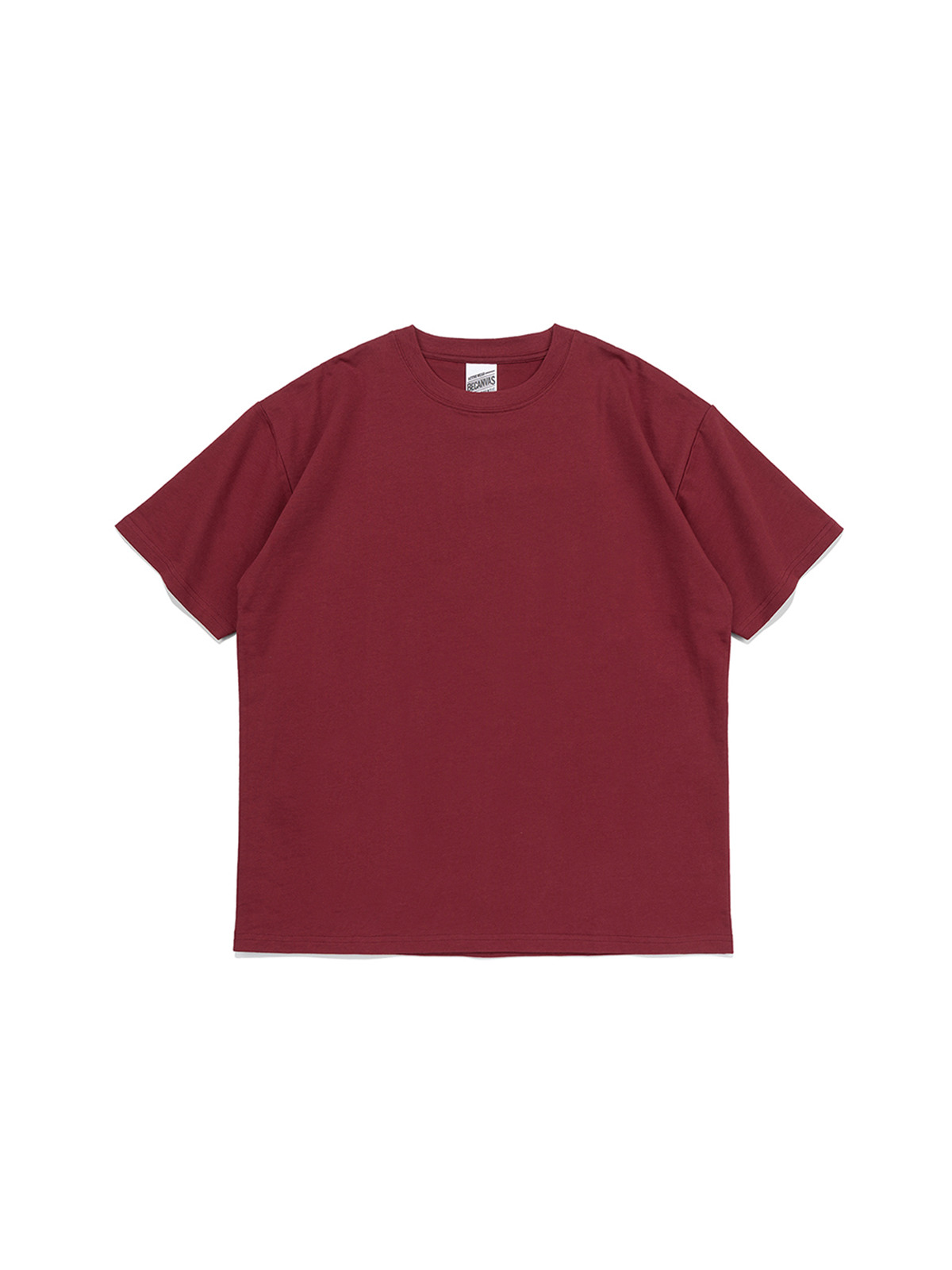BECANVAS 32S 2-PLY SHORTSLEEVE BURGUNDY