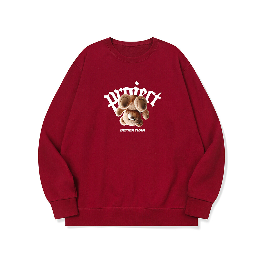 btm09 과연 곰이 귀여울까 그래픽 로고 맨투맨