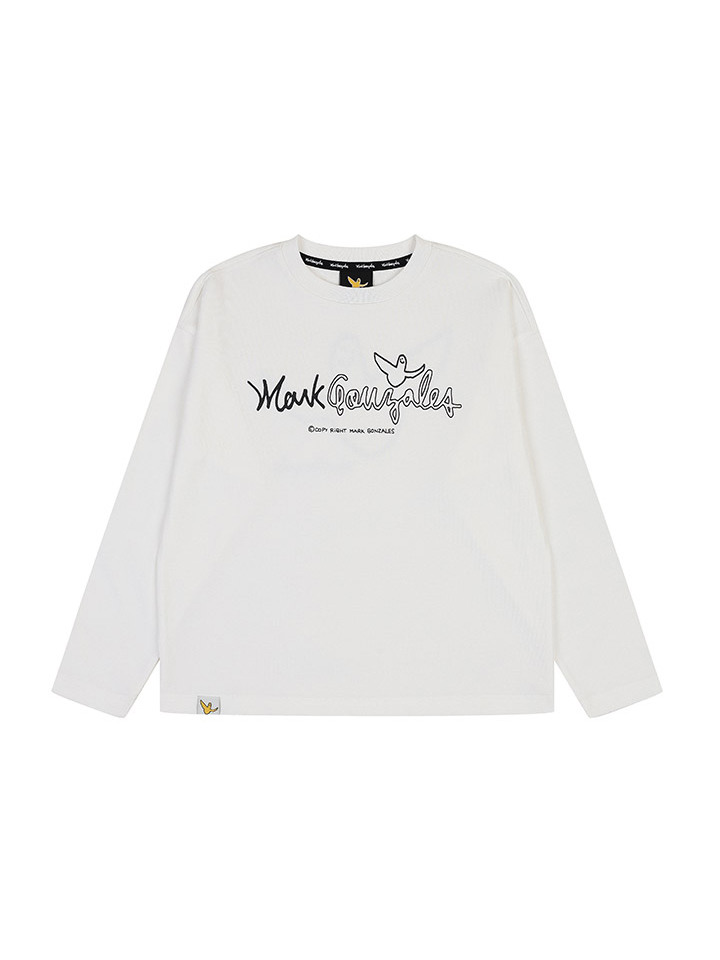 MARKGONZALES KIDS 엔젤 사인로고 티셔츠 아이보리_MG43TL03| 굿 셀렉션, 굿 서비스 굿웨어몰