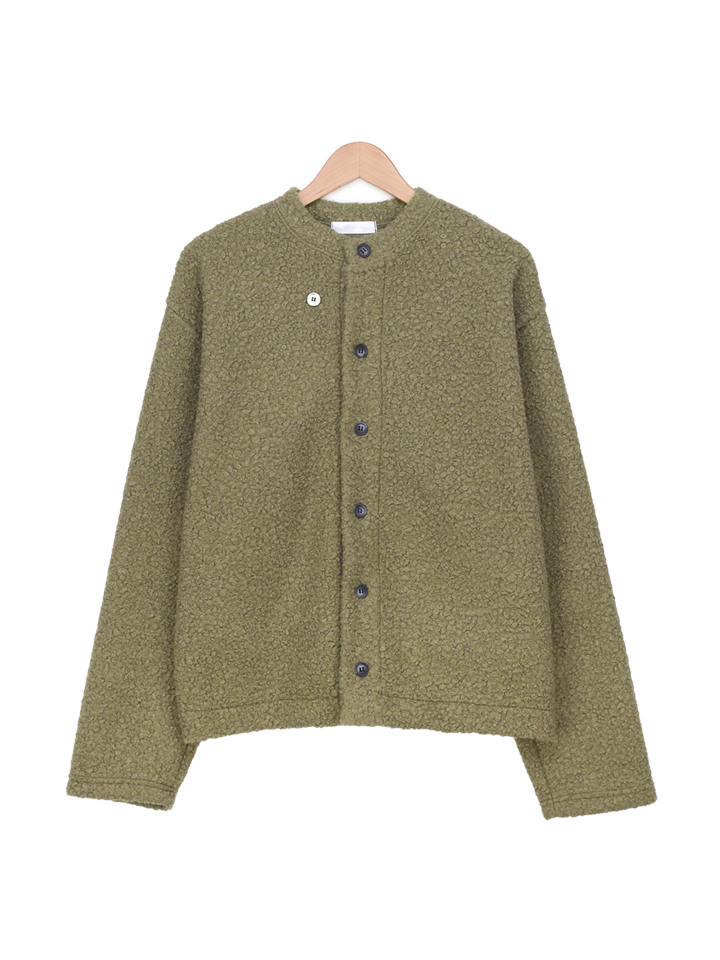 남자 뽀글이 루즈핏 가디건 헨리넥 아우터 SWY001