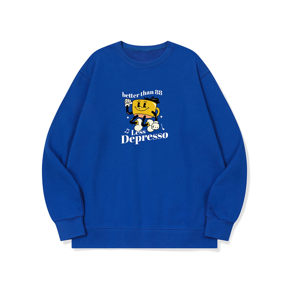 btm52 커피의 손절 그래픽 로고 맨투맨