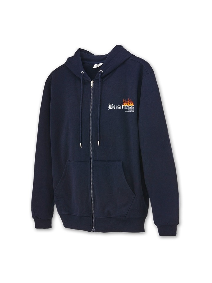 오버핏 빅사이즈 남녀공용 비즈니스 후드집업 5color