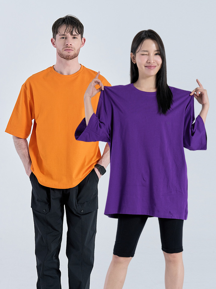 [2PACK] 남여공용 오버핏 반팔 이너 티셔츠 4COLOR FMT1249