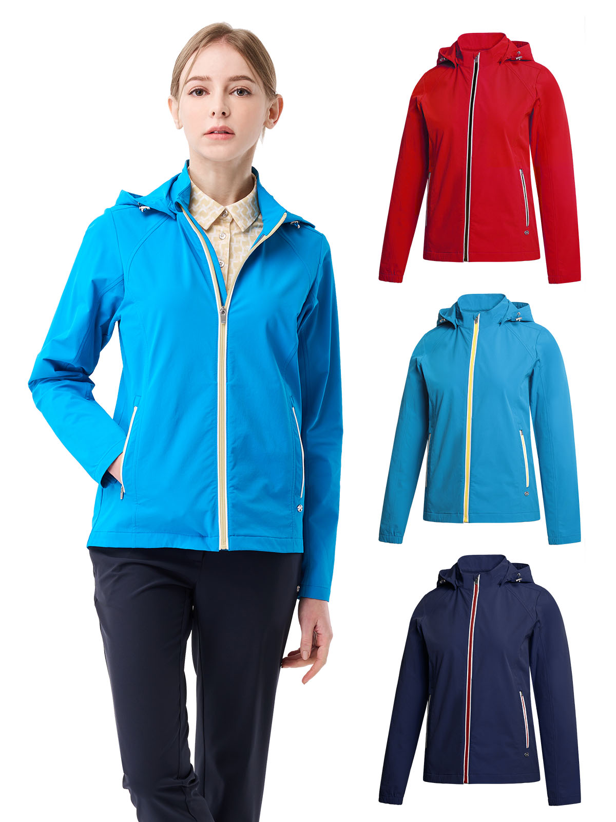여성 타운 캐주얼 아웃도어 바람막이 자켓 Q123-2201-03