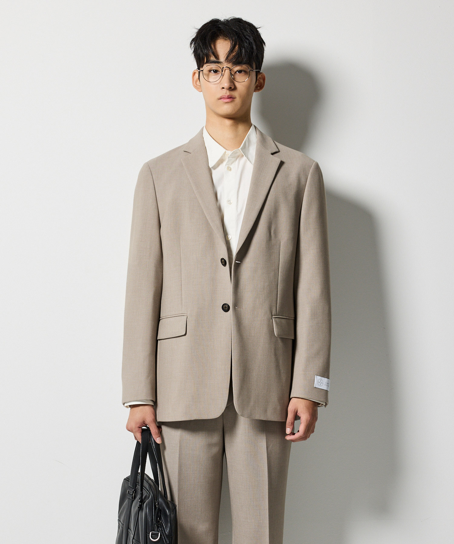 4WAY 스트레치 에센셜 블레이저_베이지 (오버핏)_SEJUZ52OSD