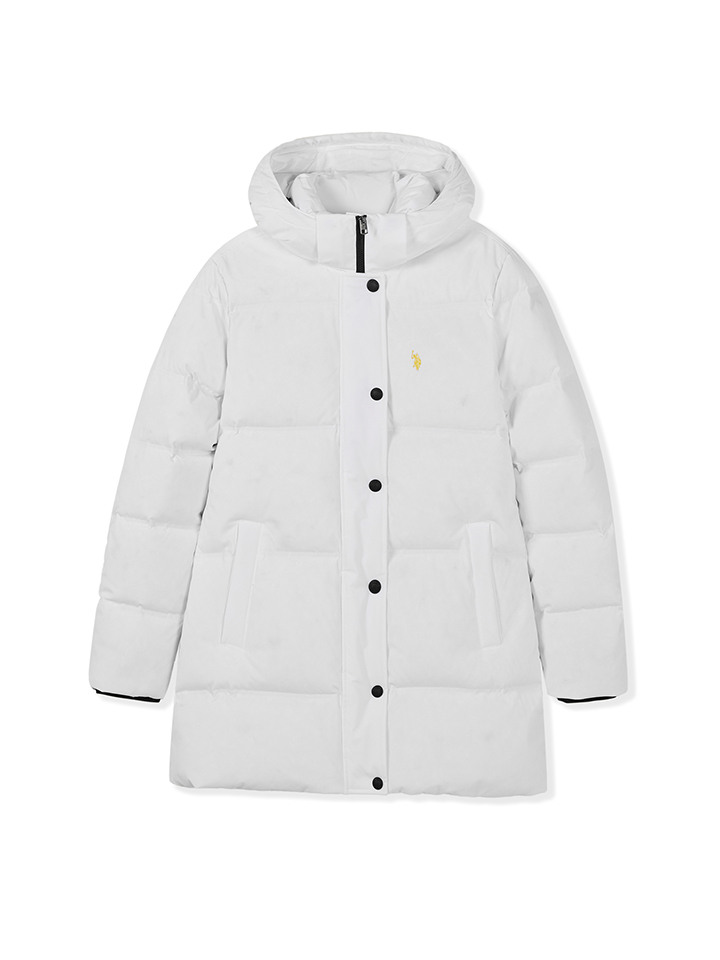 다운 하프점퍼_화이트_여성