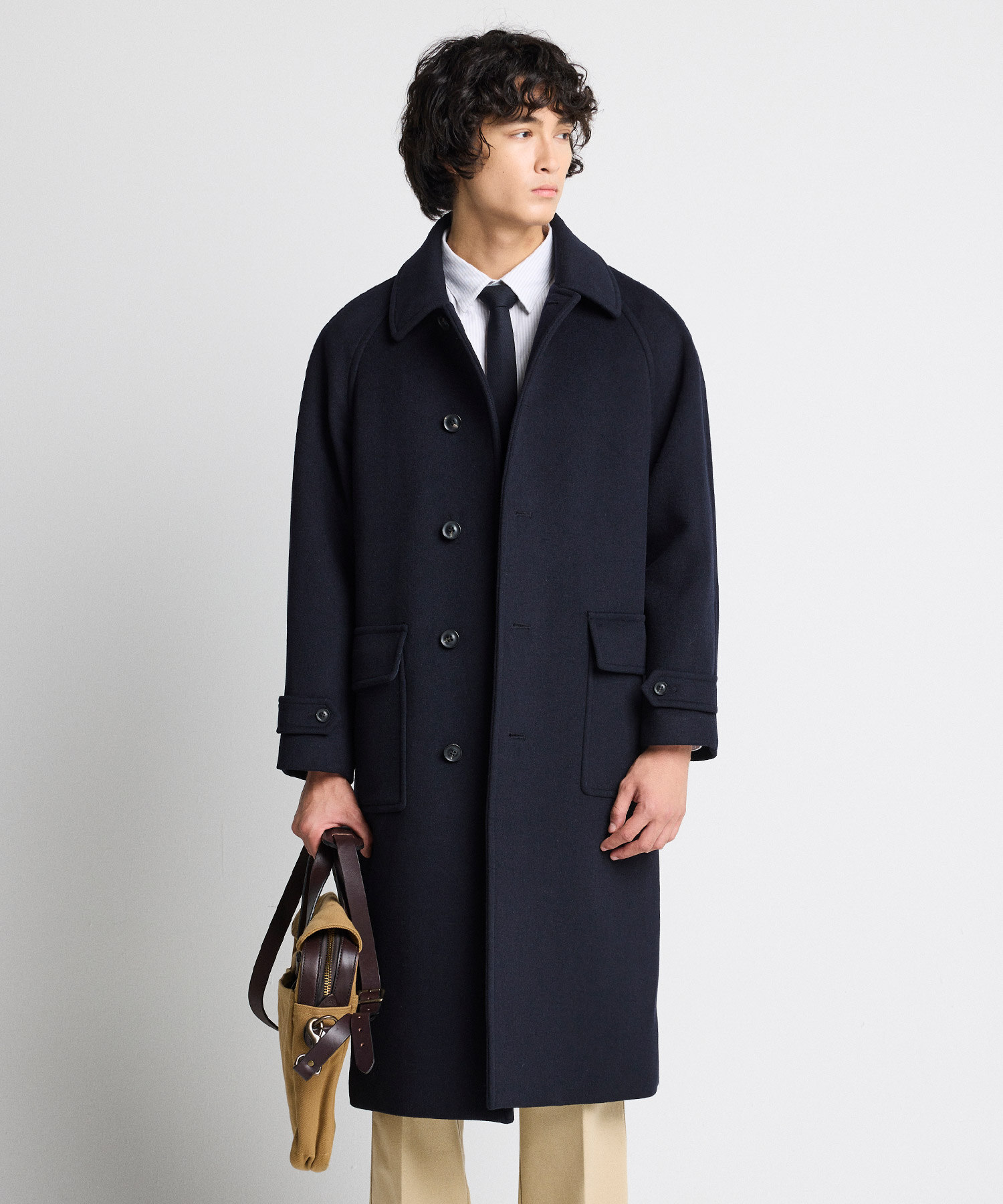 캐시미어 블랜드 발마칸 코트_네이비 (세미오버핏)_CCTVD12NSN