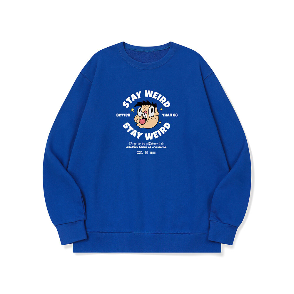 btm69 괜찮아 링딩딩딩 그래픽 로고 맨투맨