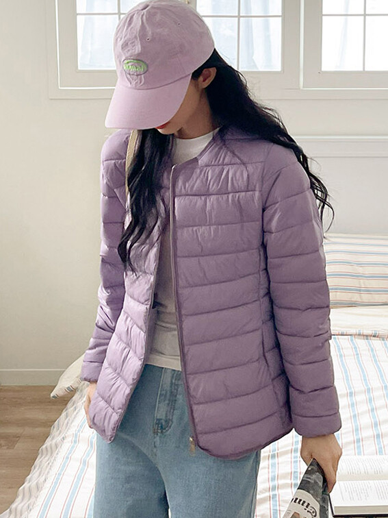 베이직 경량 퀄팅 자켓 C24J406