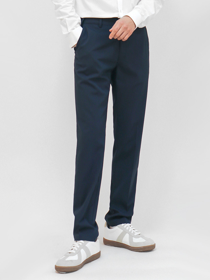 [2APCK] 남성 가벼운 캐주얼 밴딩 써커 쿨링 슬랙스 팬츠 MVP4257