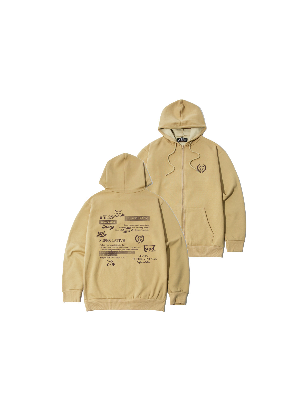 S-PASSION 프리미엄 기모 후드 집업 (SPJ4-4SP121)