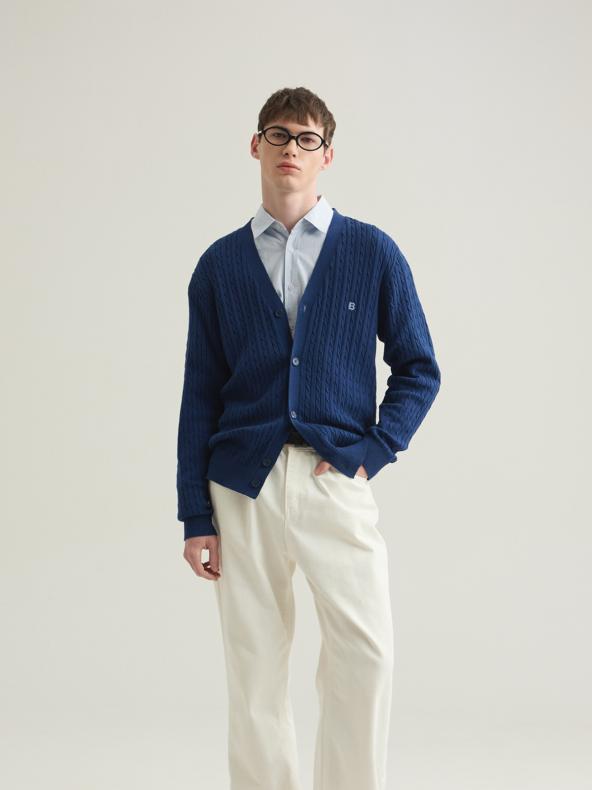 남성 케이블 가디건 2종 택1