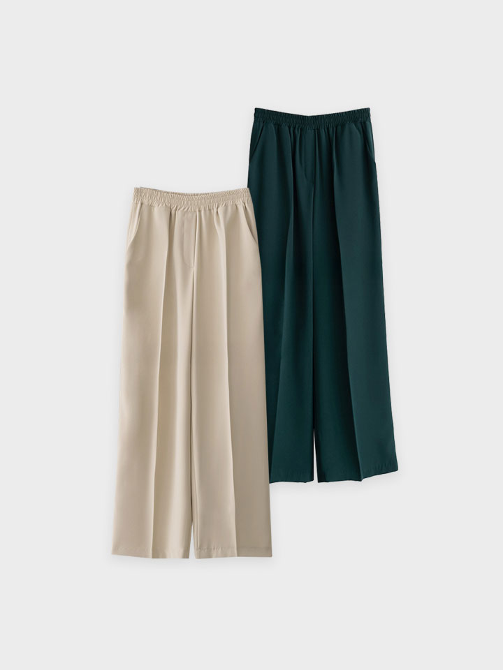 A. 라타 찰랑 밴딩 슬랙스 [팬츠D0114Q01]