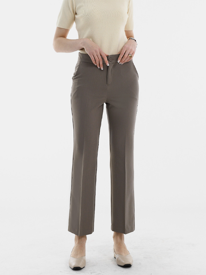 여성 슬랙스 부츠컷 슬림 스판 베이직 정장팬츠 LPAP058