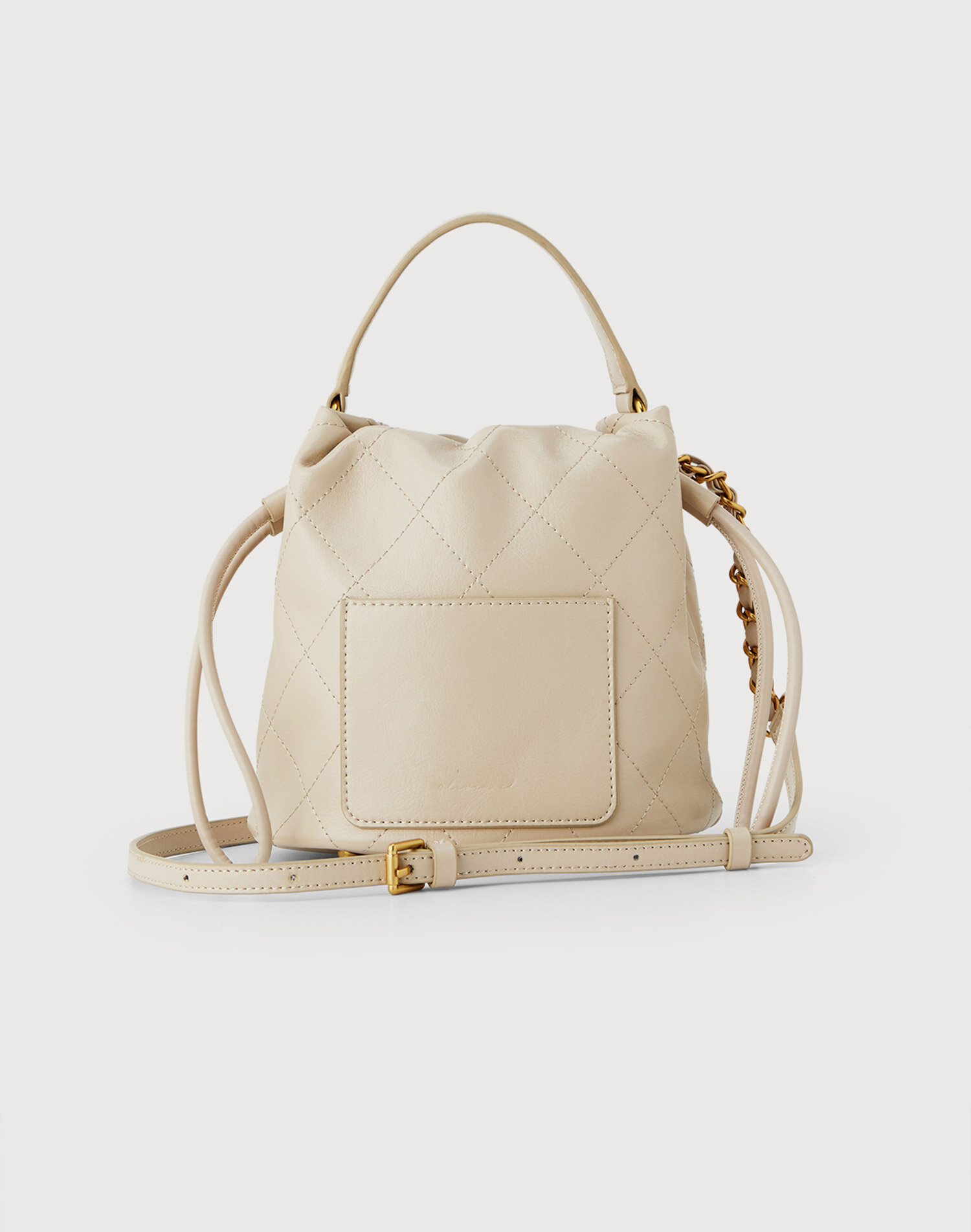 퀼팅 가죽 미니 토트백_VYCUB3X1211