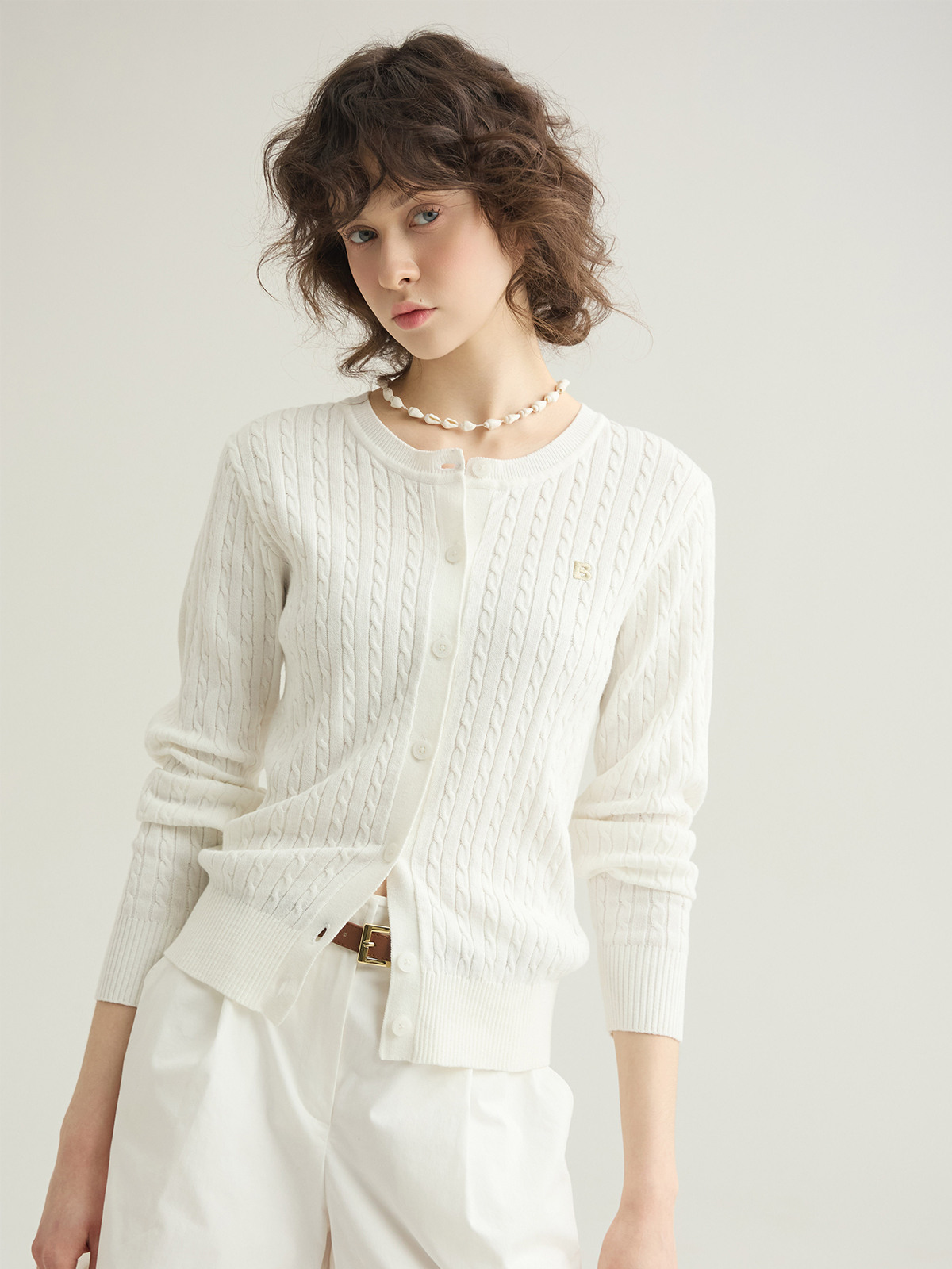 [3종 SET] 여성 케이블 가디건