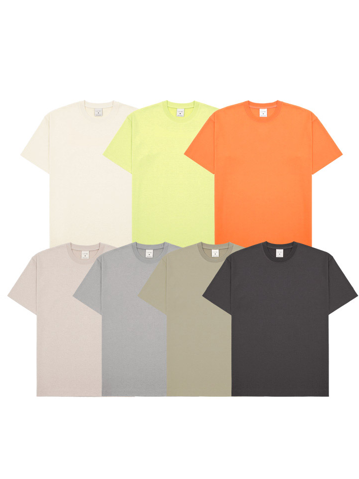 [1+1] 남성 하이트위스트 오버반팔티 7종