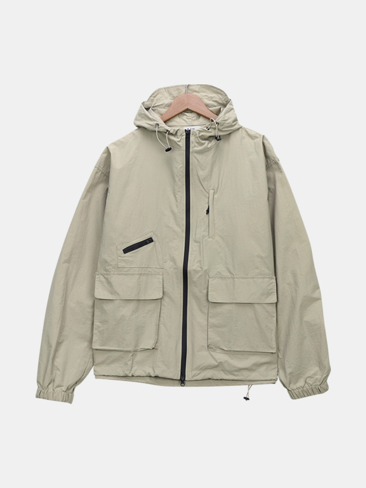 공용 윈드브레이커 포켓 점퍼 후드집업 SRAT066