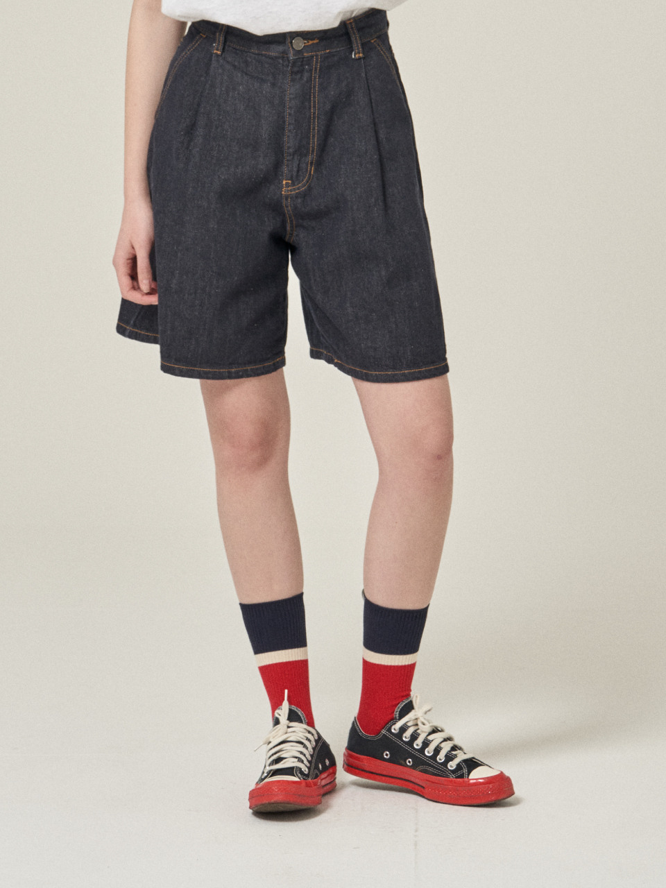 컬러 블럭 양말_RD