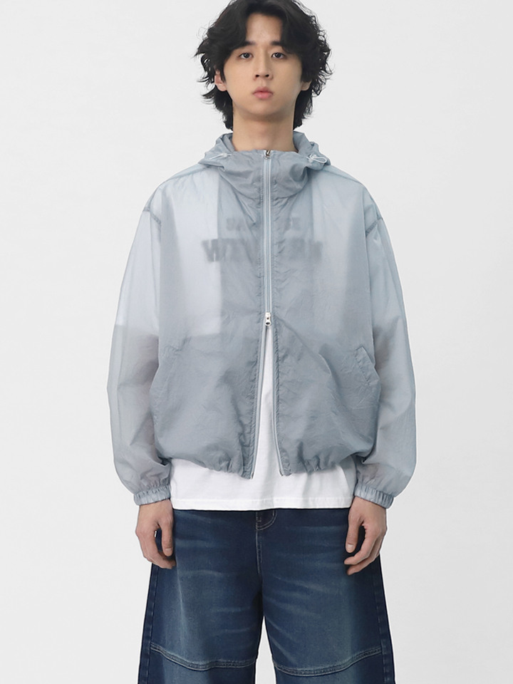 남녀공용 시어 크랙 바람막이 투웨이 윈드브레이커 SIT016