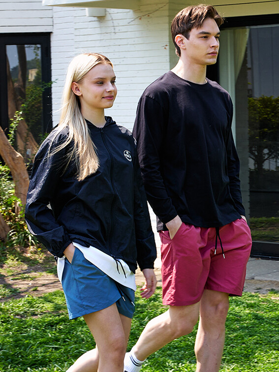 [2장 SET]  공용 썸머 트래블러 숏 팬츠 B24P209